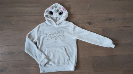 Einhorn Hoodie Gr.134/140 Flauschig und bequem!