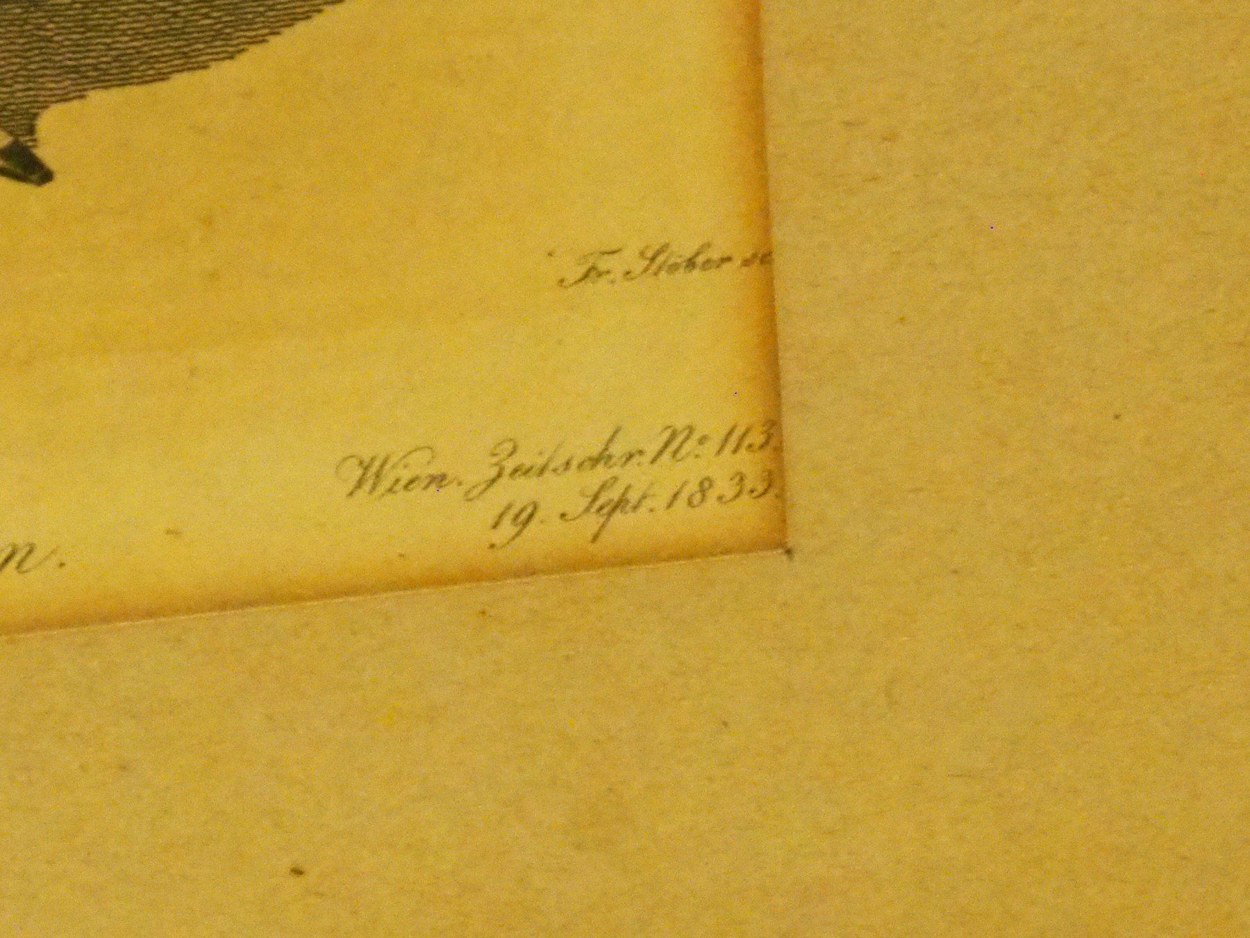 Incisioni: 2  gerahmte Wiener Mode 1833, August /September – Nuovo (secondo la descrizione) da Ebnat-Kappel venduto da carastellabella 8