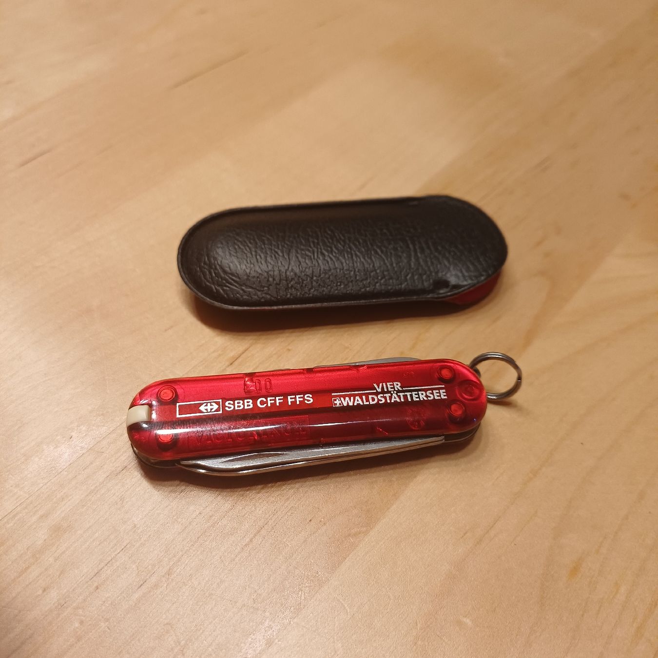Victorinox Coltelli tascabile: Mini-Sackmesser SBB CFF FFS Wilhelm Tell Express rot mit Etu – Nuovo (secondo la descrizione) da Röschenz venduto da mat_w9rm 3
