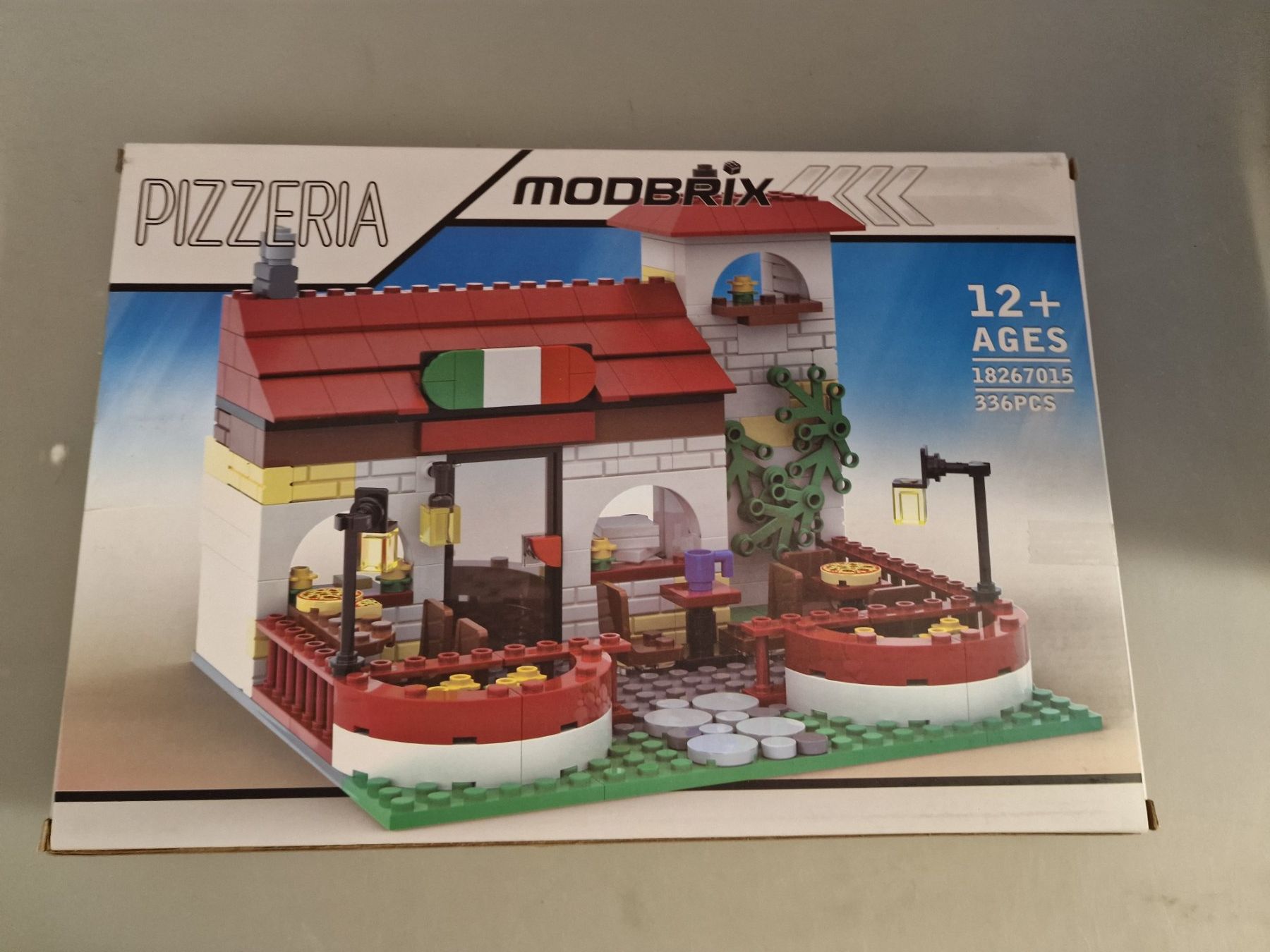 Kit di costruzioni: Modbrix Pizzeria 336 Teile Bausatz Neu – Nuovo e nell'imballaggio originale da Oberuzwil venduto da aseinkaufswelt