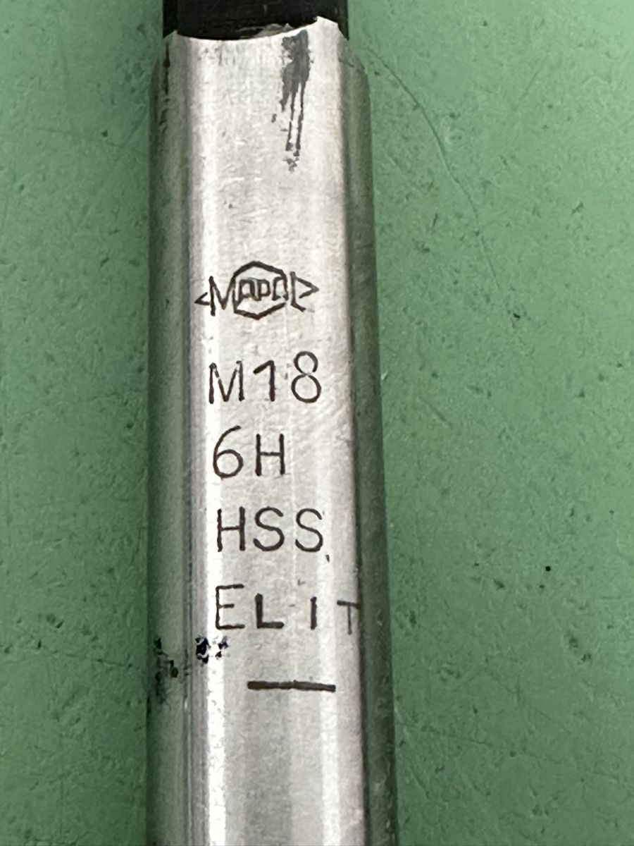 Alle Werkzeuge: Gewindebohrer, thread tap, M18 – Neu und originalverpackt aus Aarberg von SNMachines 1
