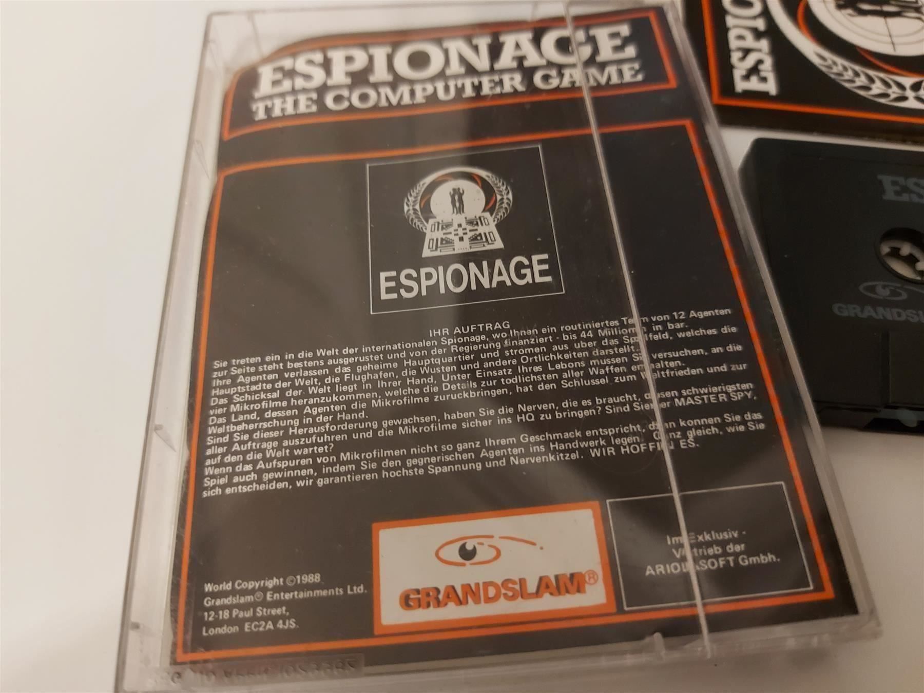 PC: Espionage Commodore 64 C64 128 Cassette – Usato da Aarau venduto da Kaesekuchen2000 2