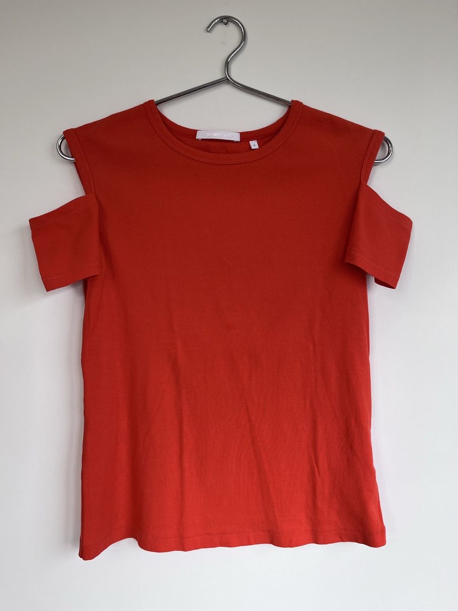 Helmut Lang Top: Helmut Lang Orange Cold Shoulder Top, Grösse S – Nuovo (secondo la descrizione) da Baar venduto da 4sale-tina 1