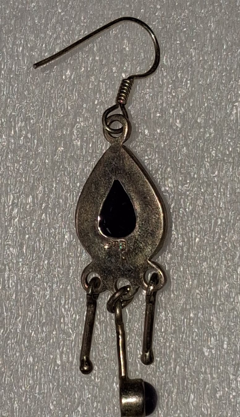 Orecchini pendenti & Orecchini a lobo: Silberohrringe mit Amethyst – Usato da Auenstein venduto da bugaboo470 3