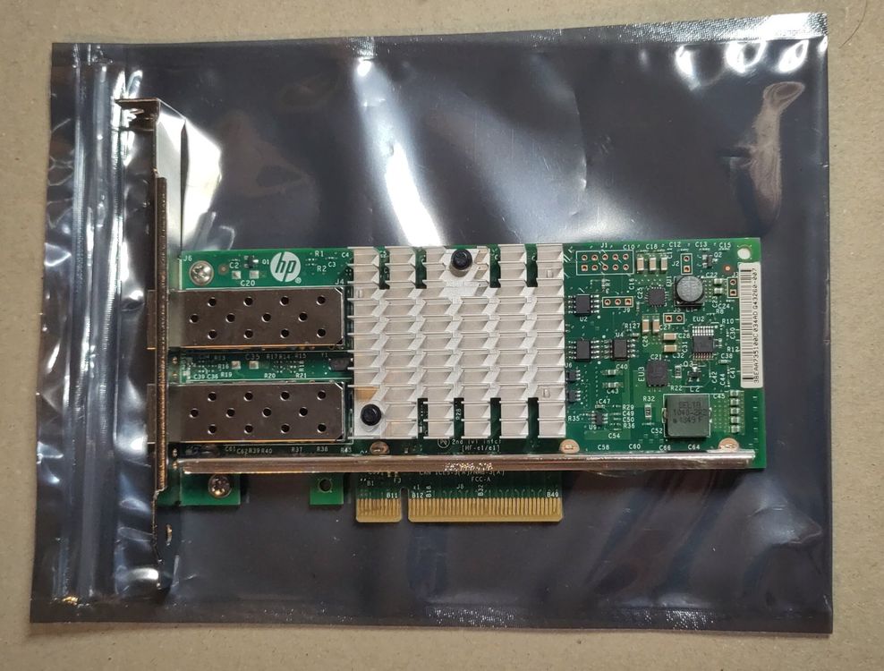 HPE 560SFP Dual Port 10GbE SFP (X520-DA2) Netzwerkkarte (Gebraucht) in für CHF 82 - mit