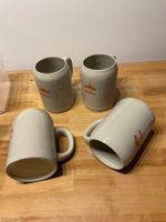 4 Bier Humpen von Müller Bräu