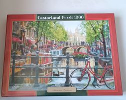 Castorland Puzzle 1000 Teile - Amsterdam Grachten, neuwertig
