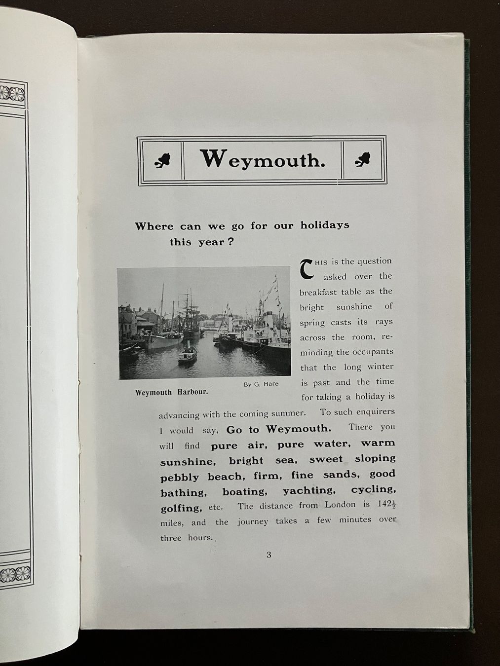 Libri: Weymouth - The English Naples - guide env. 1900 – Usato da Menziken venduto da timbuktu1001 3