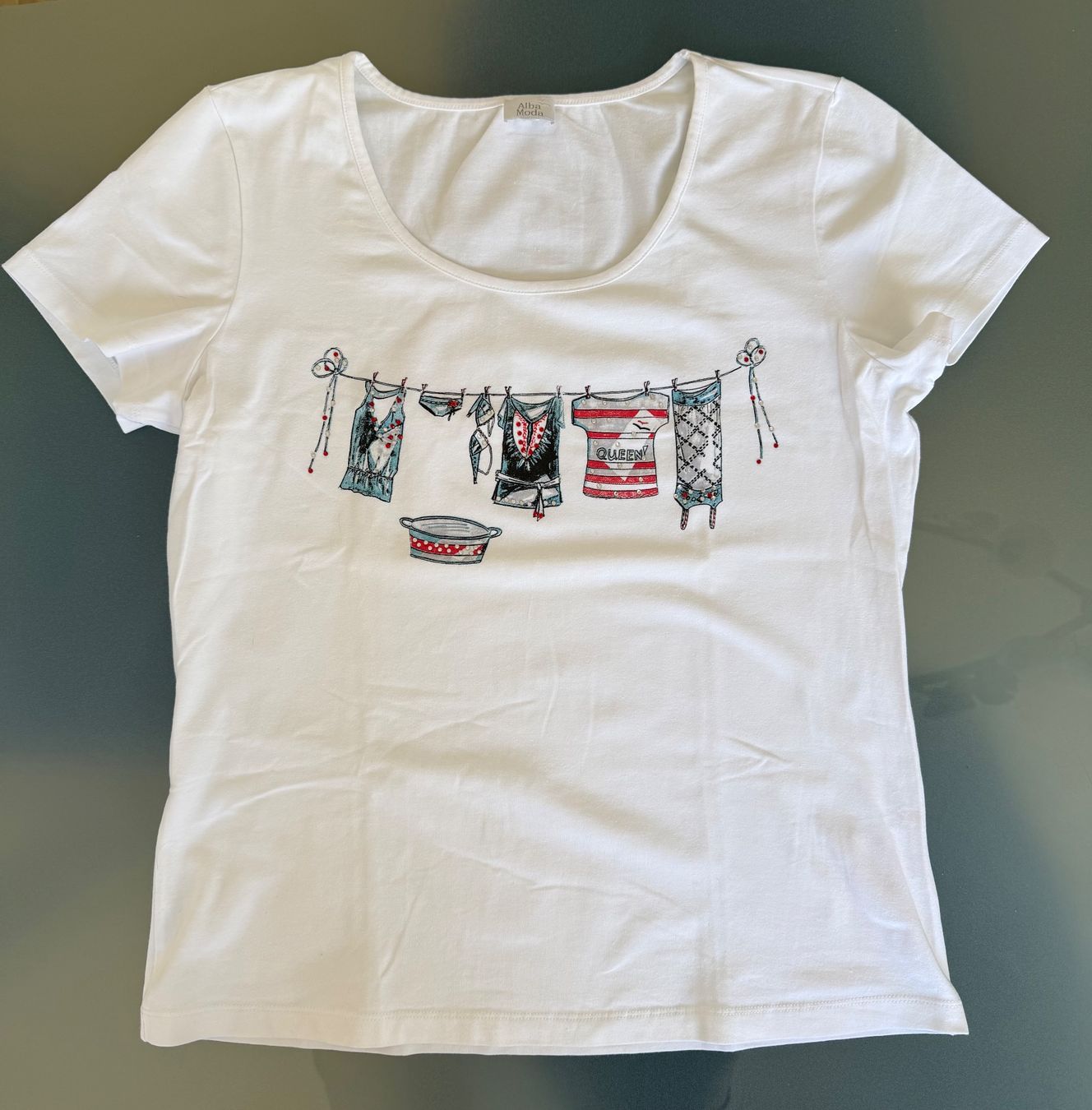 T-shirt: Edles T-Shirt von Alba Moda – Nuovo (secondo la descrizione) da Port venduto da Griwa 1