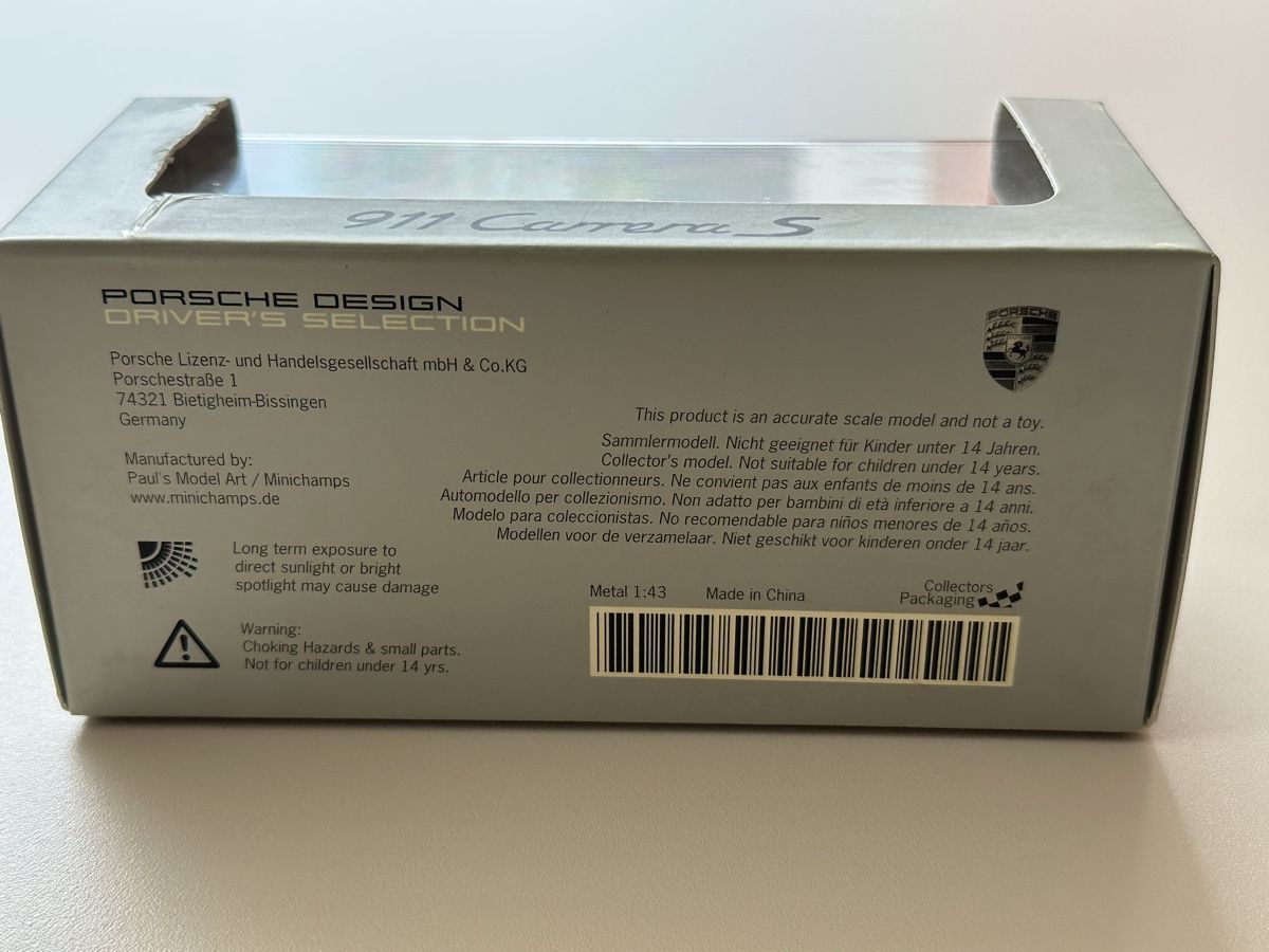Porsche Modellini d'auto: Porsche Modellauto 911 Carrera S – Nuovo e nell'imballaggio originale da Zürich venduto da elsoca 6