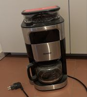 Cafetière Severin avec broyeur noir et inox comme neuve