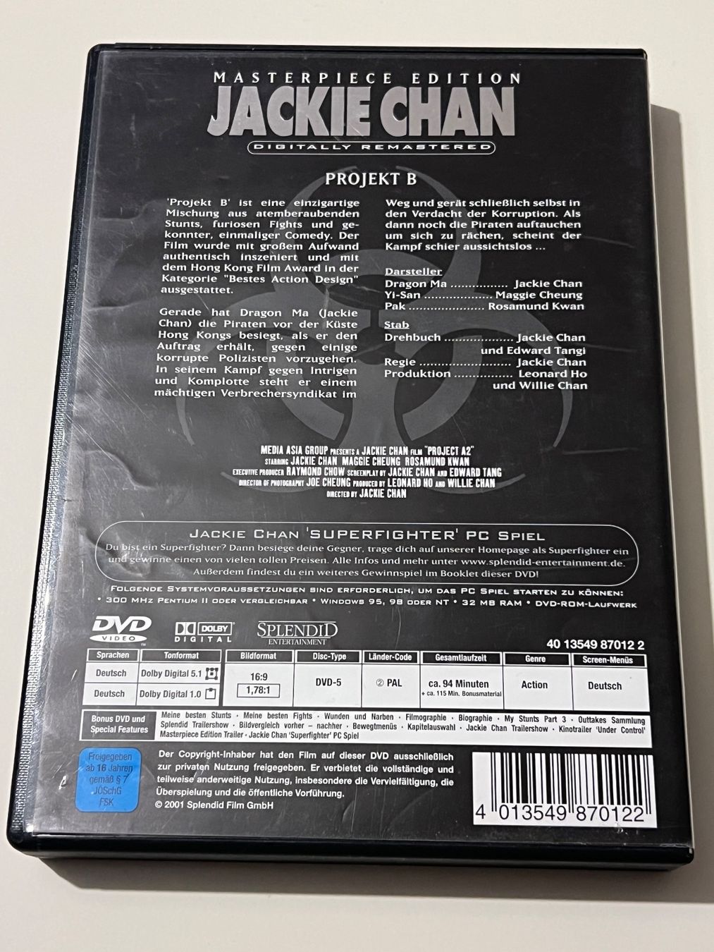 Tutti i DVDs: Jackie Chan - Projekt B (DVD) – Usato da Altstätten SG venduto da sheamus 1