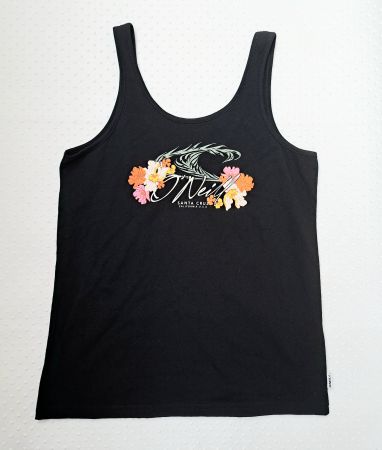 NEU! Top O'Neill schwarz mit Blumenmuster Gr. S