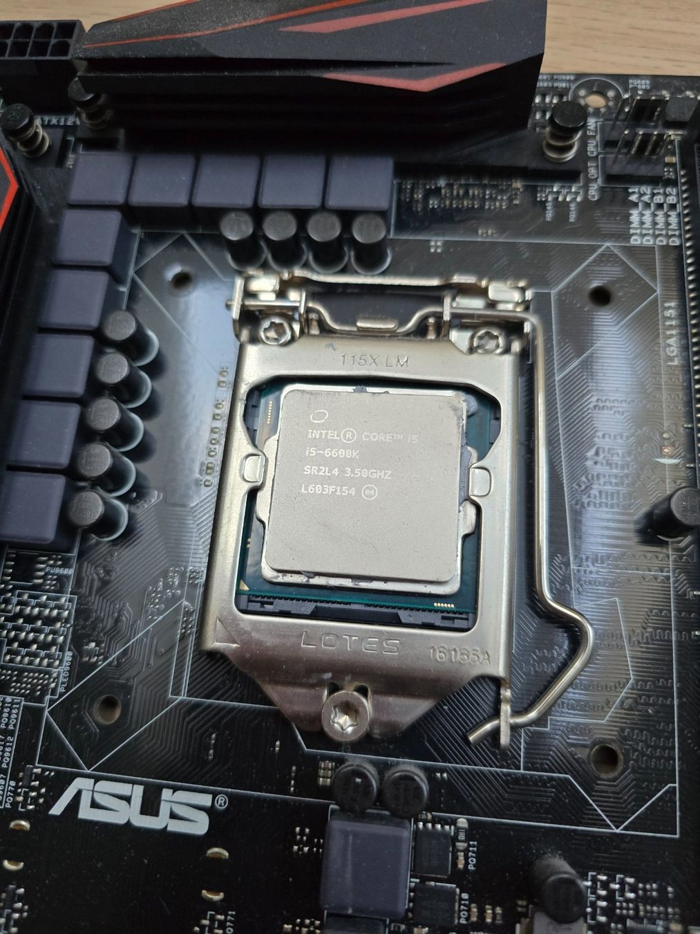Intel Elektronikbauteile: Intel Core I5 6600K + Motheboard – Gebraucht aus Zürich von djd_q6h2