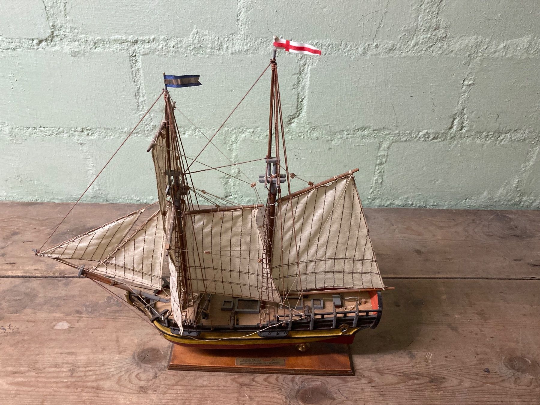 Modellbausätze & Standmodelle: Modelschiff Colonial Schooner Sultana 1767 – Gebraucht aus Rickenbach Sulz von bea_7ssd