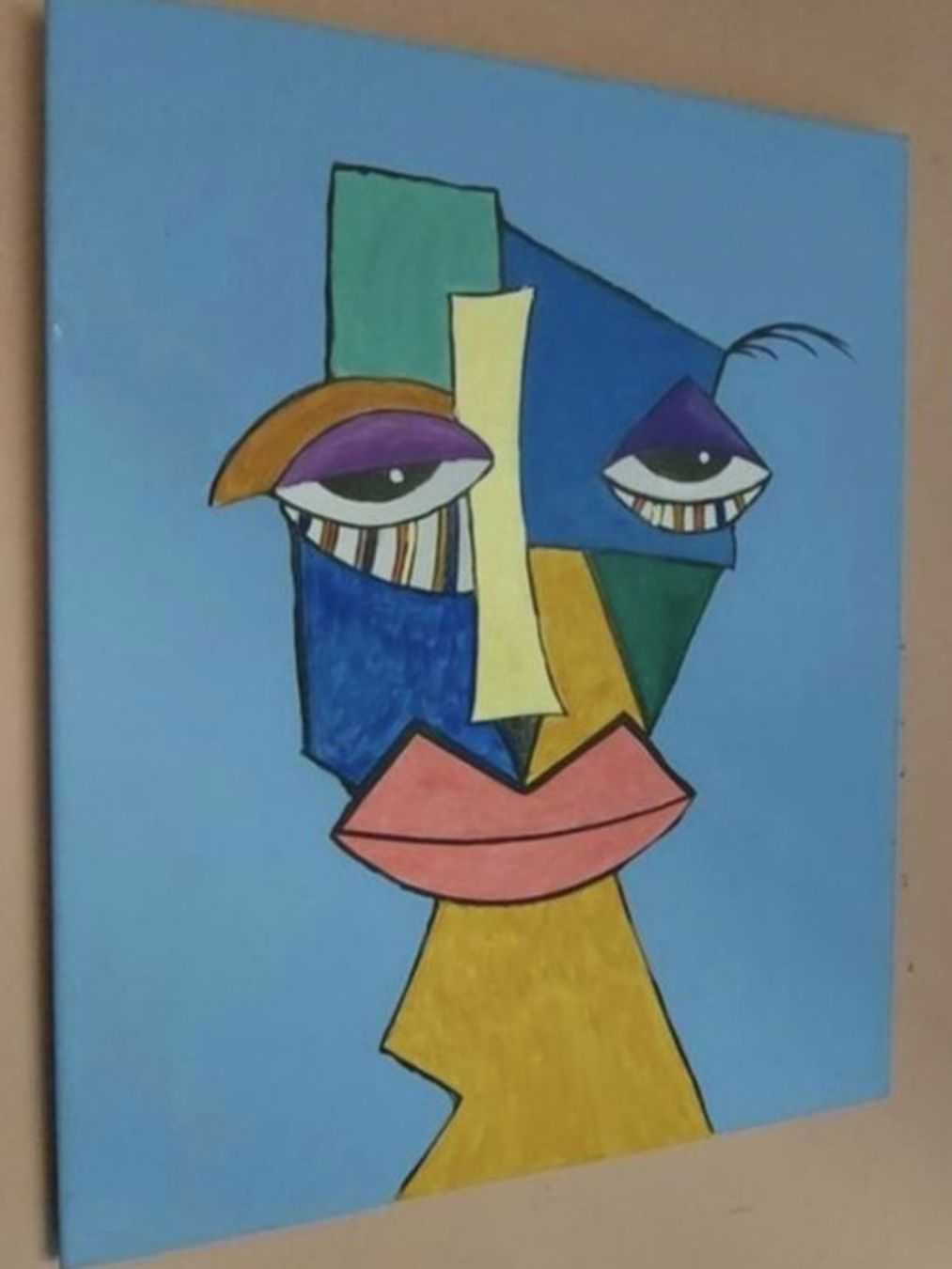Gemälde: Gemälde " Der innere Blick " handmade 40×50 – Neu (gemäss Beschreibung) aus Riehen von Steinbock1970 2