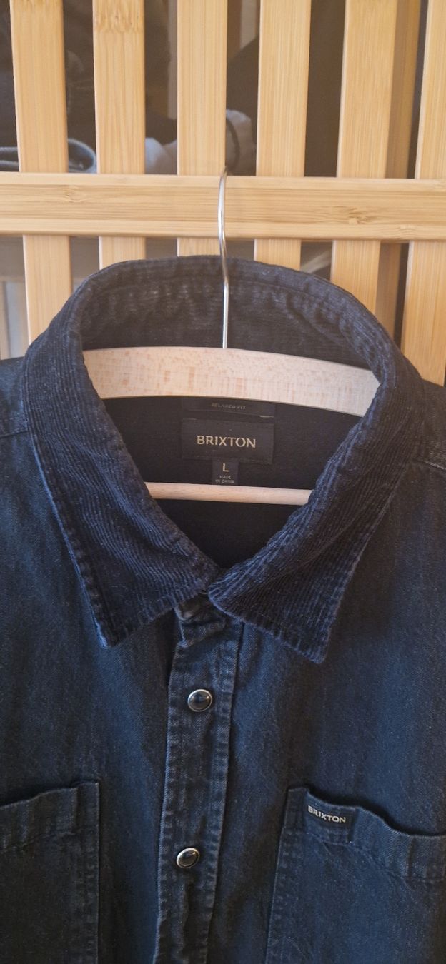 Camicie: Chemise Brixton noire, taille L – Usato da Zürich venduto da diabolo96 3