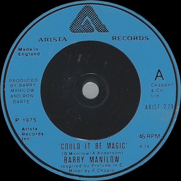 Dischi in vinile: Manilow Barry: Could It Be Magic 7" – Usato da Steinhausen venduto da Vilivinili
