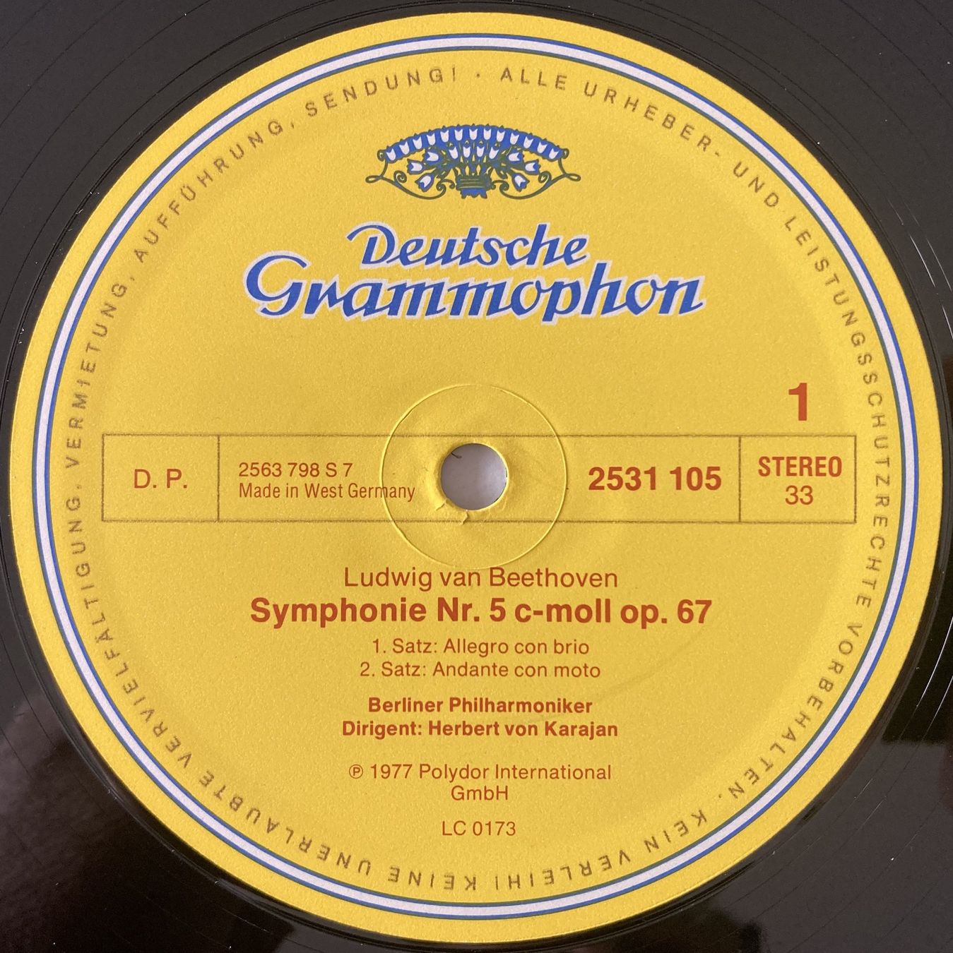 Dischi in vinile: BEETHOVEN - SYMPHONIE NR. 5 – Usato da Bottens venduto da hotter-than-hell 2