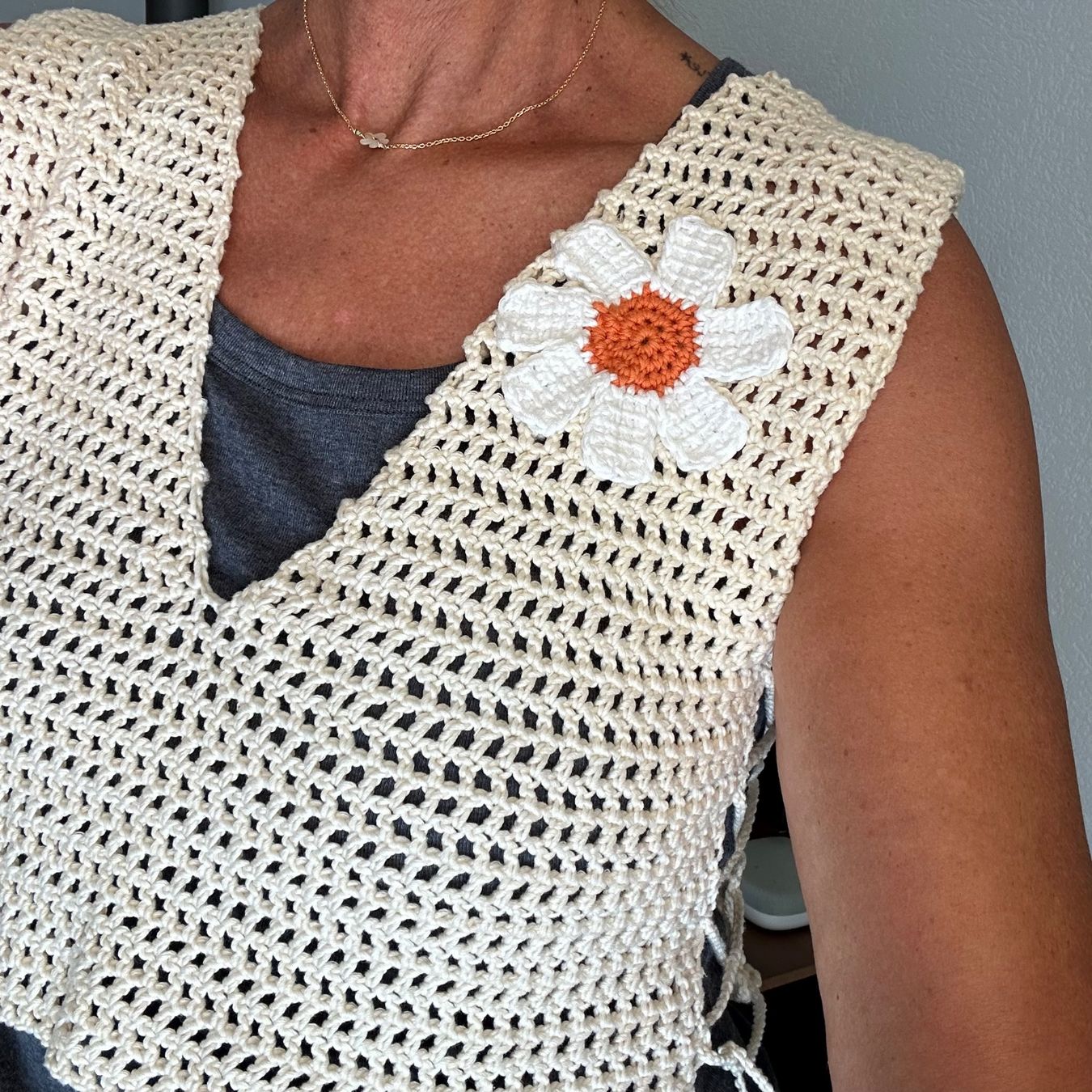 Top: Haut en Crochet fait main – Usato da Dully venduto da Gaby_bkz2