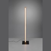 LED Stehleuchte, Naturholz, 115 cm Höhe