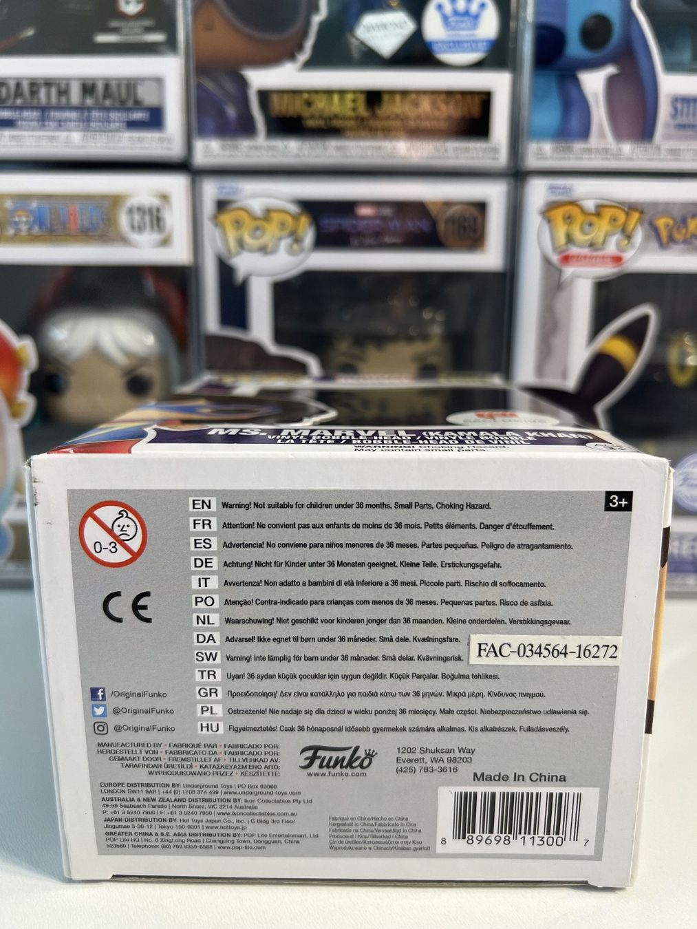 Funko Figuren: Funko POP! Marvel Ms. Marvel (Kamala Khan) Edition Limitée – Gebraucht aus Le Mouret von perfectbijou 5