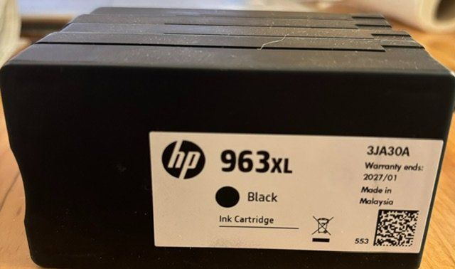 Hewlett Packard Cartucce per stampanti & toner: Druckerpatronen HP 963 fast neu !! – Usato da Lenzburg venduto da peter062