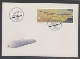 2016, FDC, Sondermarke Solar Impulse (Nr. 1600)
