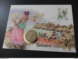 Münzbrief Solomon Islands 20 Cents 1977
