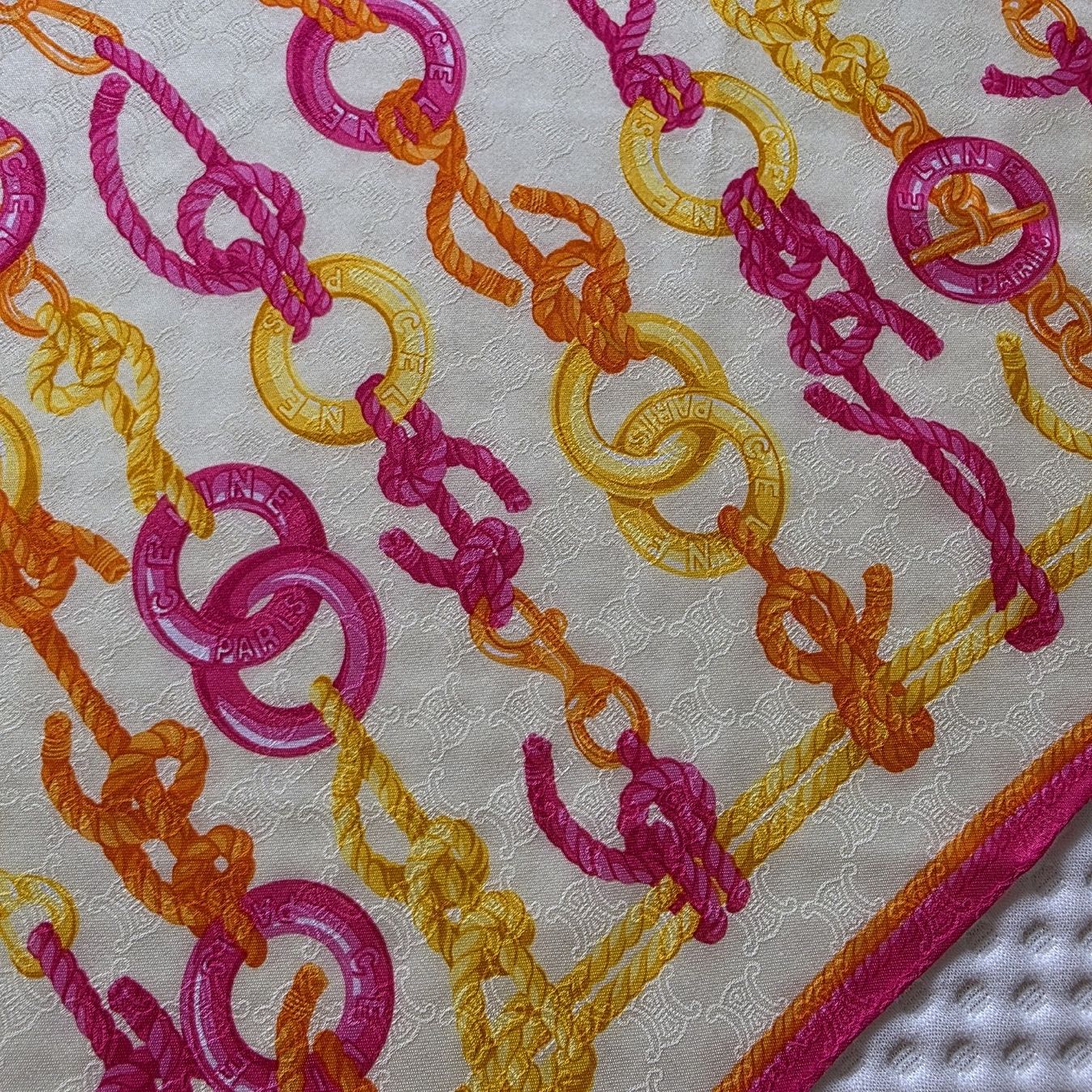 Celine Foulard & Sciarpe: CELINE Halstuch 58x58 cm Baumwolle Vintage – Nuovo (secondo la descrizione) da Zürich venduto da LIMAR 2