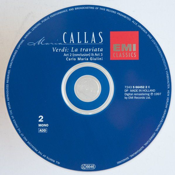 CD: box 2CD's - Live Opera, Maria Callas, Giuseppe Di Stefano – Usato da Engelberg venduto da margol 3