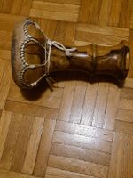 Kleine handgemachte Holztrommel Djembe