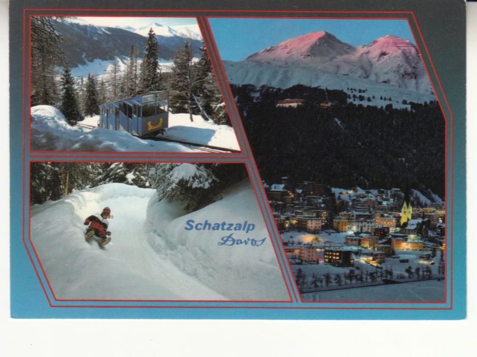 Cartoline postali: Davos Schatzalp 1990 – Usato da Bürglen TG venduto da StampGraf