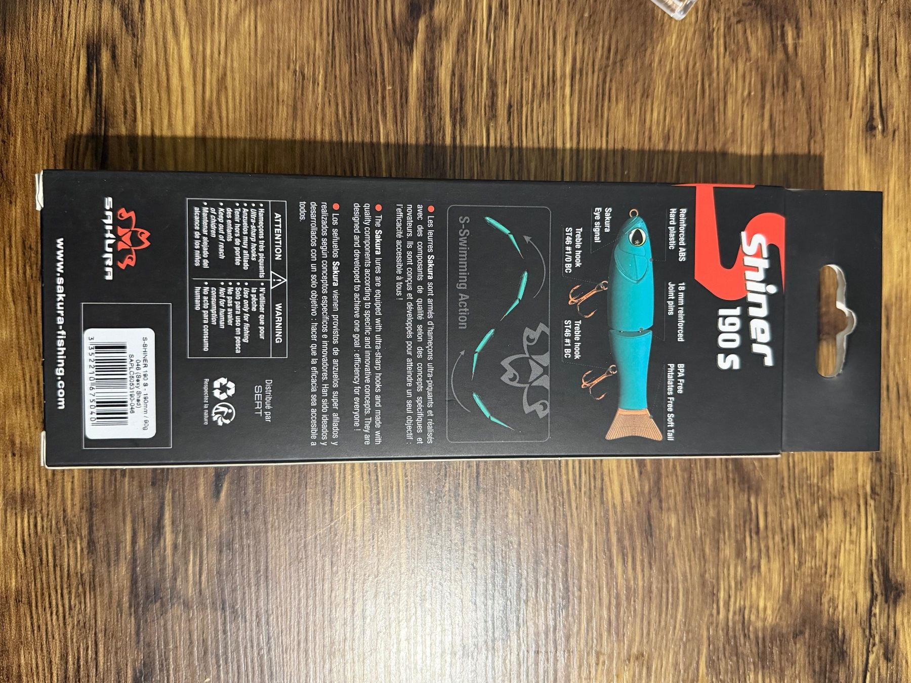 Esche: Sakura S-Shiner 190 - Swimbait – Nuovo e nell'imballaggio originale da Widnau venduto da Fishingtackle_Oggy 1