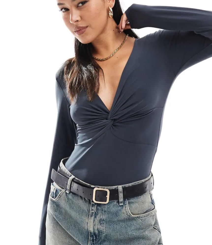 Stradivarius Top: Neu - Langarm Body, Stradivarius, Gr. S – Nuovo (secondo la descrizione) da Fislisbach venduto da mgr_yy8b 1