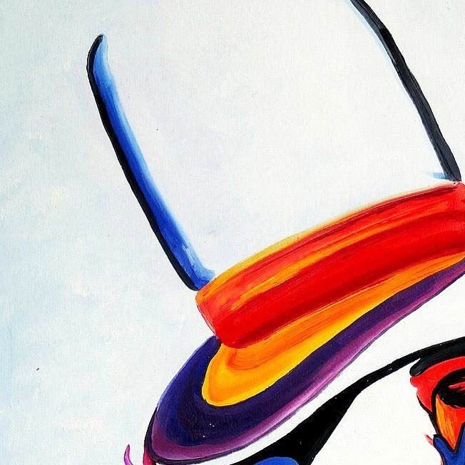 Riproduzioni & Creazioni: Modern Art - Visage fade to colour – Nuovo (secondo la descrizione) da Larnaca venduto da KunstDepot24 1
