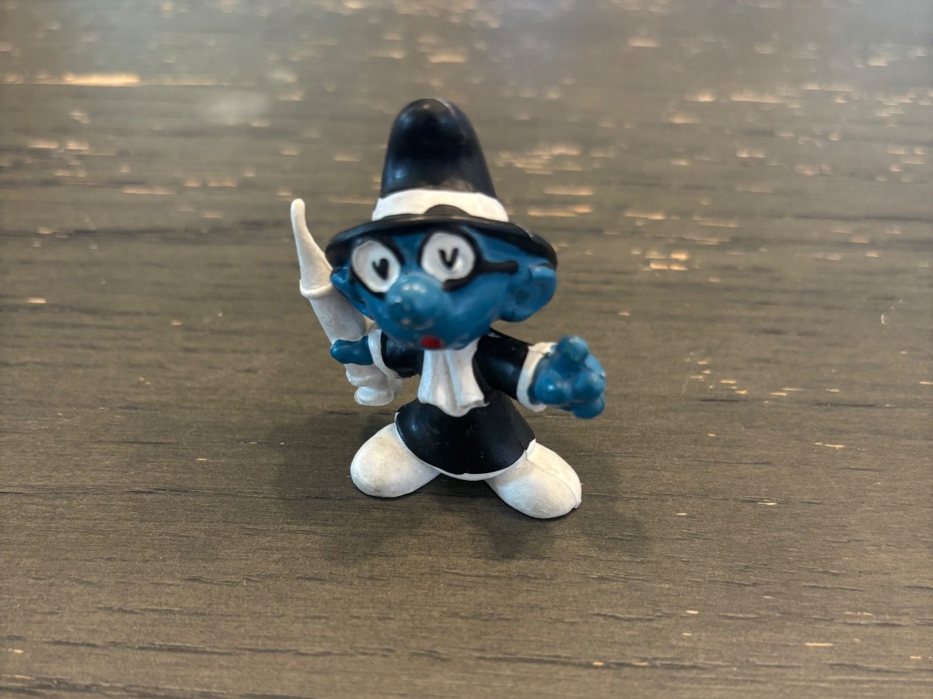 Statuette: Peyo Schlumpf Bully / Verkleidung Gargamel – Usato da wenslingen venduto da kulturseller