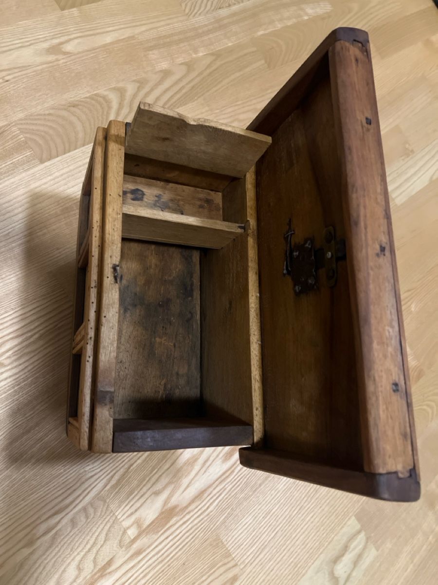 Articoli in legno: Truhe aus Holz, rustikal, Dekoartikel – Usato da Steinhausen venduto da Findus2014 2