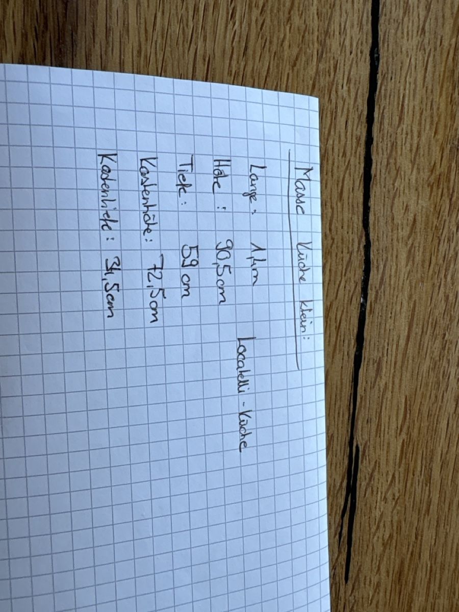 Komplettküchen: Kleine Einbauküche Locatelli – Gebraucht aus Flums von fam_5j65 1