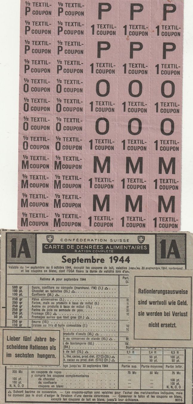 Documenti: Lot Rationierungmarken 2. W.K. – Usato da Rorschacherberg venduto da fratovi2 4