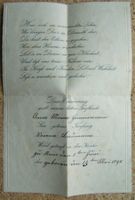 " ERINNERUNG AN DIE HEILIGE TAUFE VOM TAUFZEUGE" 1890
