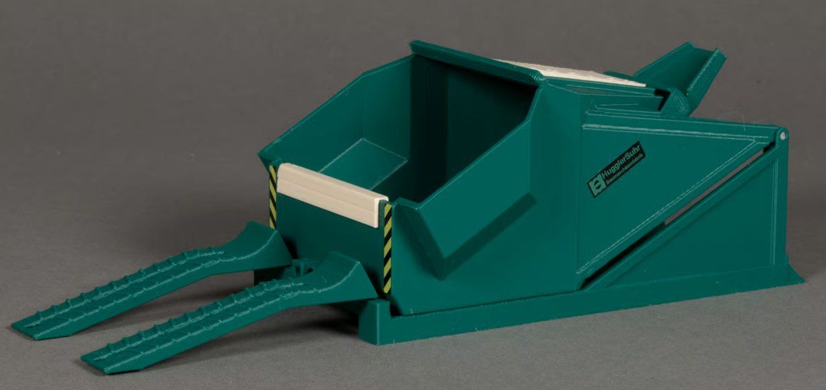 Kit di modellismo & Modellini statici: MSM 5416.01 Umschlaggerät 12m3 grün – Nuovo e nell'imballaggio originale da Dagmersellen venduto da FBM-Bacheli