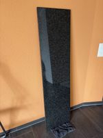Granitplatte poliert schwarz guter Zustand