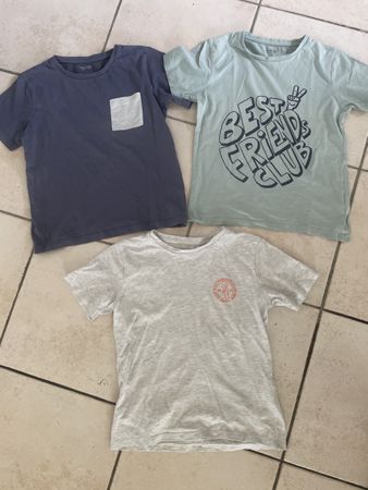 3er Set Vertbaudet T-Shirts, Gr.134Top Zustand für den So