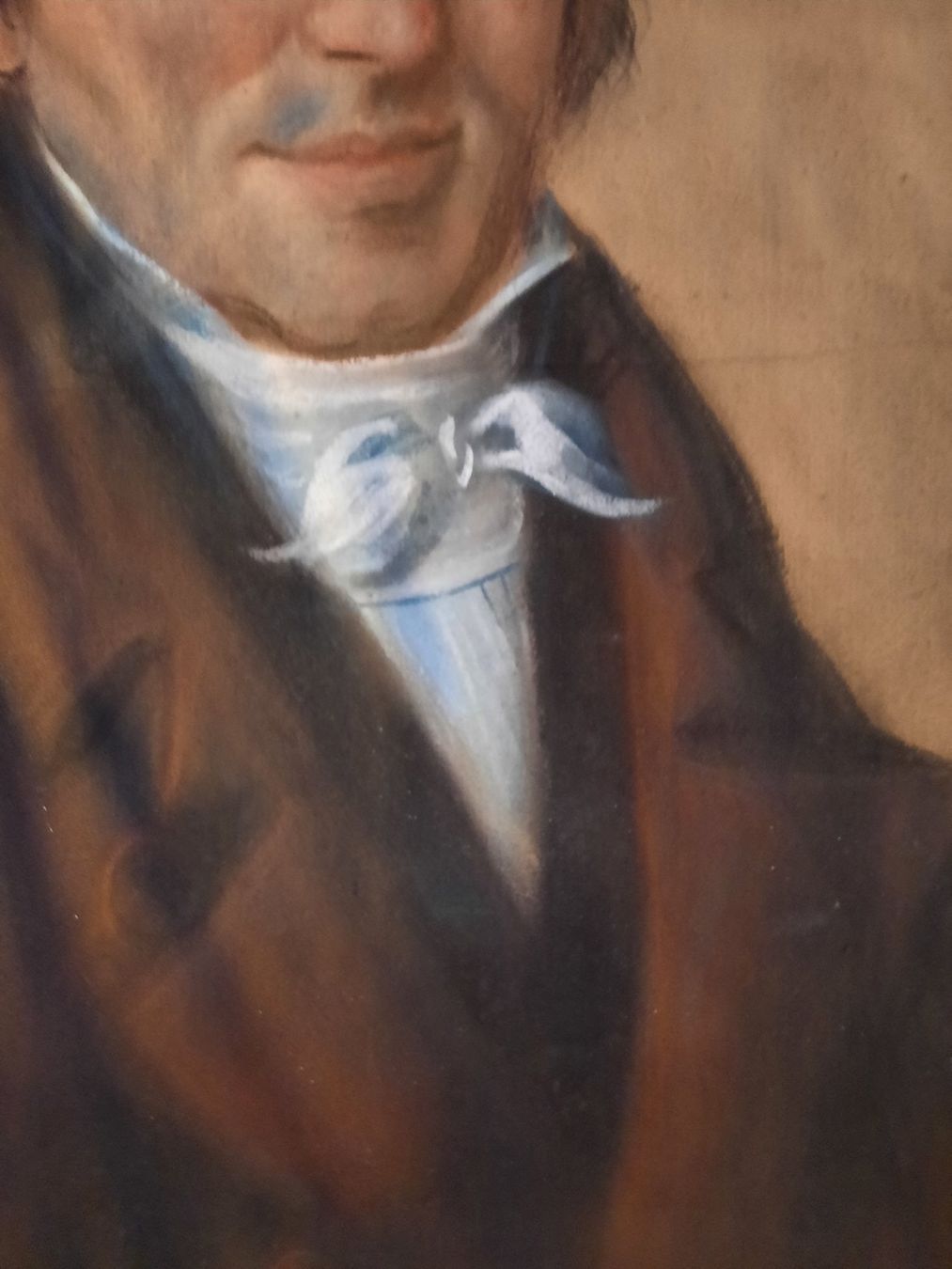 Dipinti: Gemälde Portrait antik um 1830 – Usato da Allschwil venduto da wini-james 3