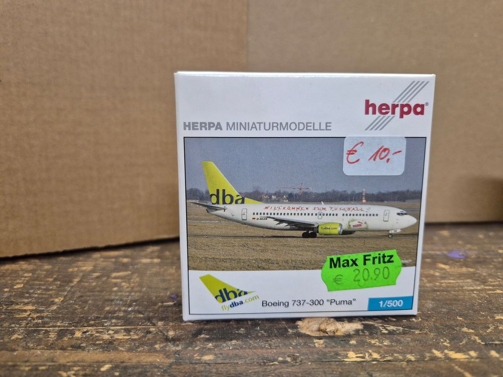 Herpa Wings 1:500, flydba.com 
