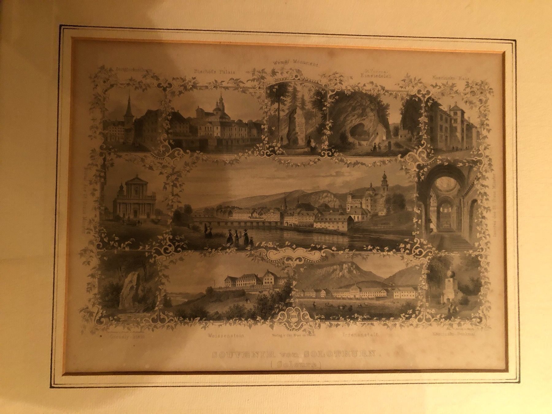 Poster & Bilder: Souvenir von Solothurn.Verlag Chr. Krüsi – Gebraucht aus Wald ZH von mlnt 5