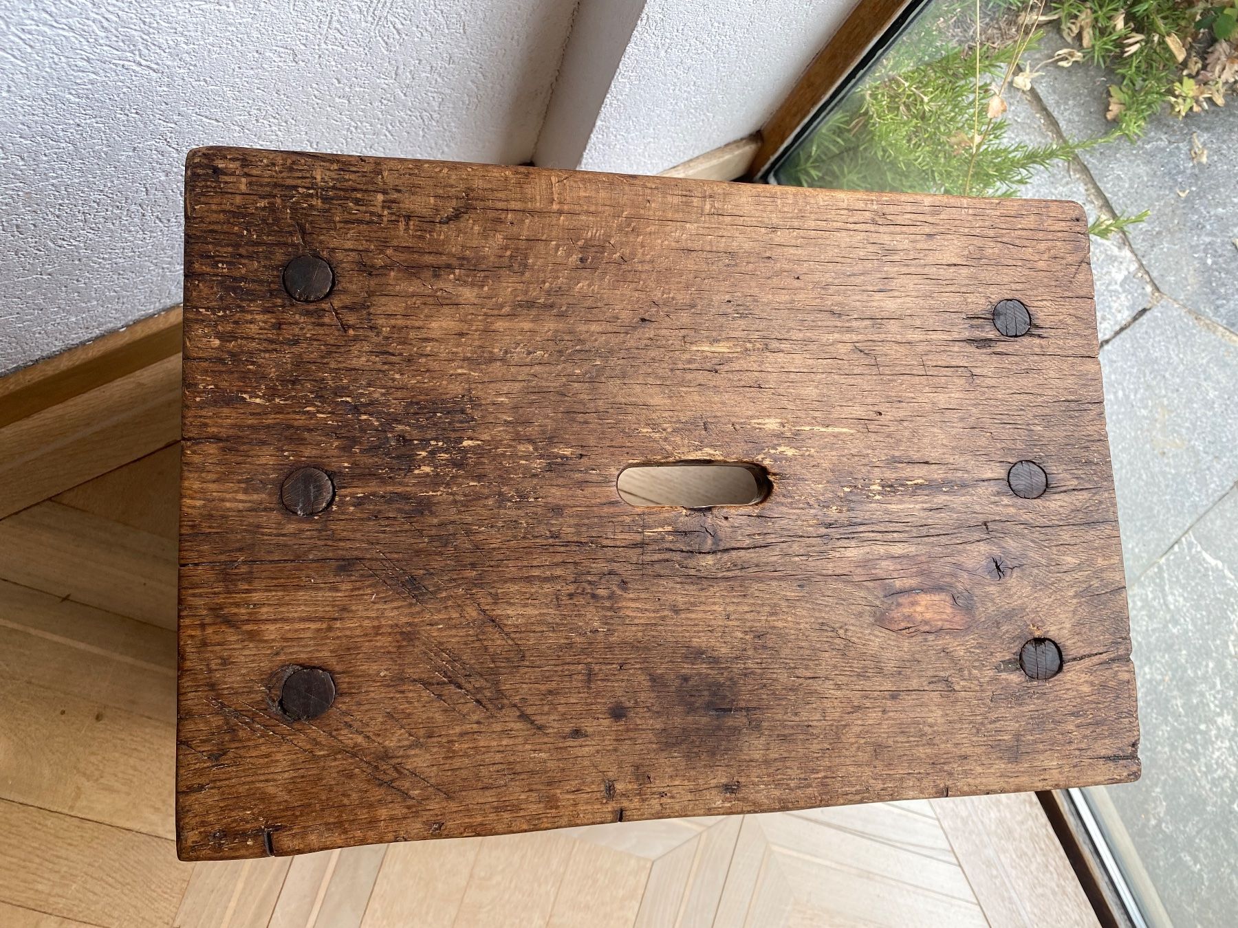 Tabourets: Antiker Holzhocker – D'occasion à Burgdorf par gre_2ftz 2