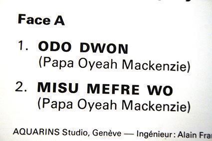 Dischi in vinile: PAPA OYEAH MACKENZIE: Love Power – Usato da Bern venduto da vinyl-heaven 4