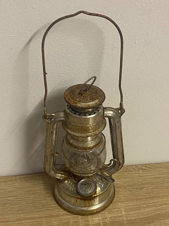 Ciieeo Kerosinlampe Vintage - Retro Petroleumlampe Aus Glas 31cm Tischdekoration